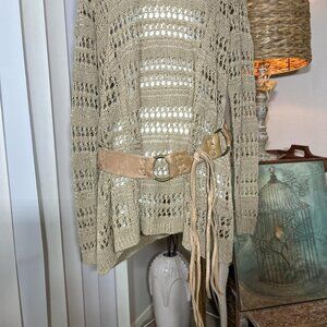 Vintage Fringe Leather Belt